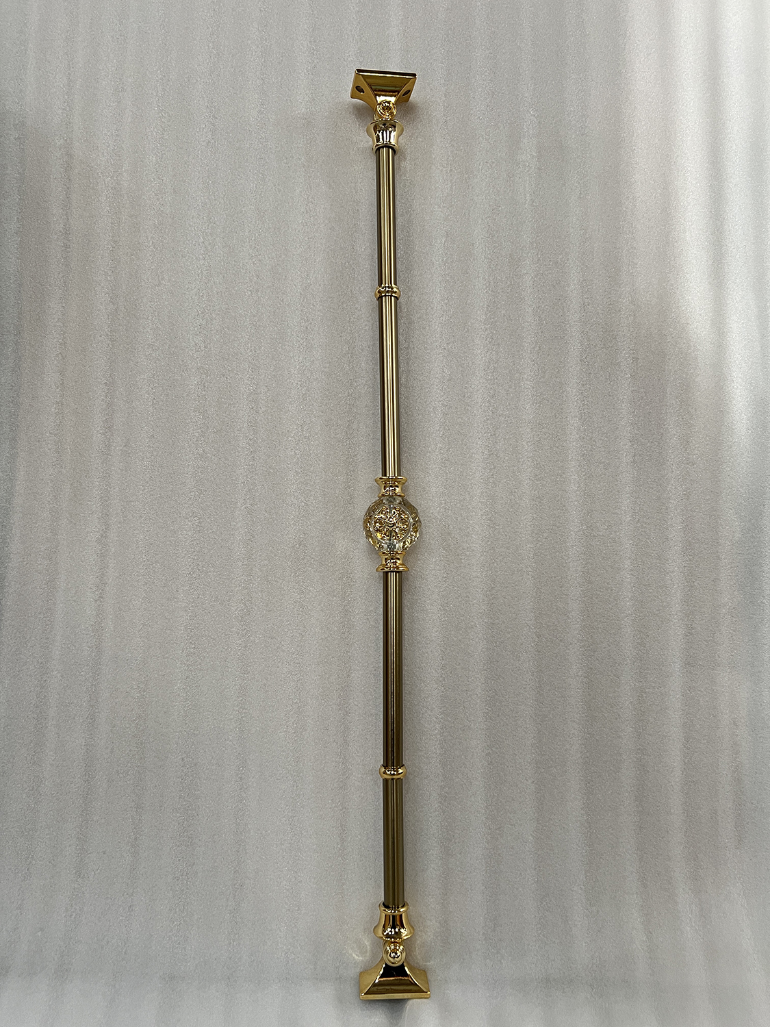 Messing-Baluster mit Kristall-Einsatz